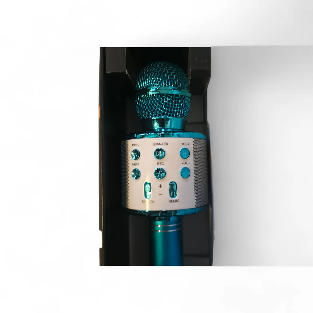 Blue Wireless Karaoke Microphone